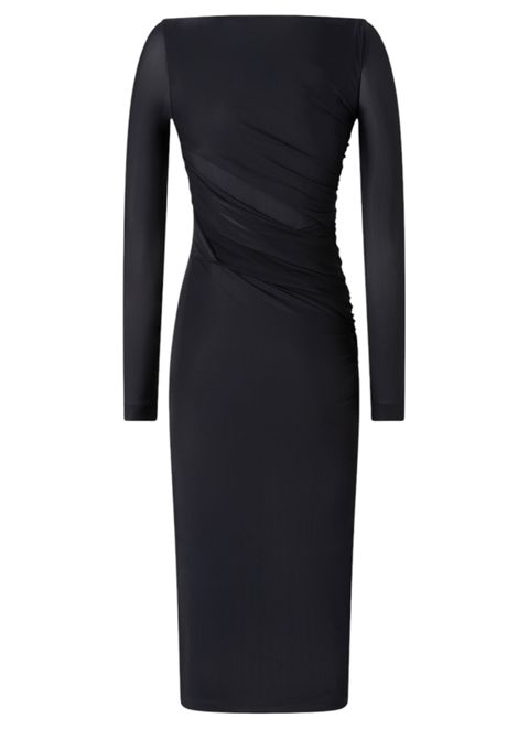 Abito longuette aderente in jersey PINKO | Abiti | 104838 A2H1Z99